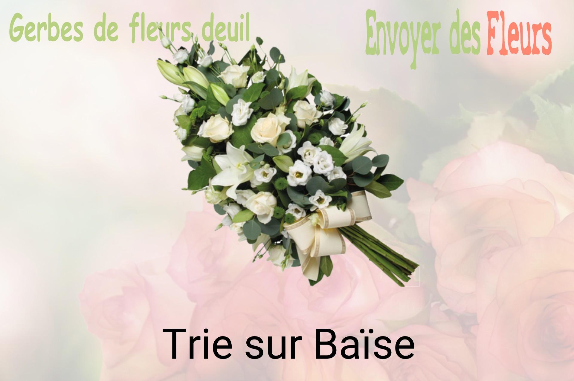 Gerbe de fleurs de deuil livrée à Trie-sur-Baïse